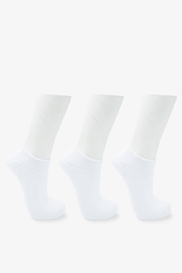 Men's Luke 'No Show' Ankle Socks 3 Pack (Size 6-11)