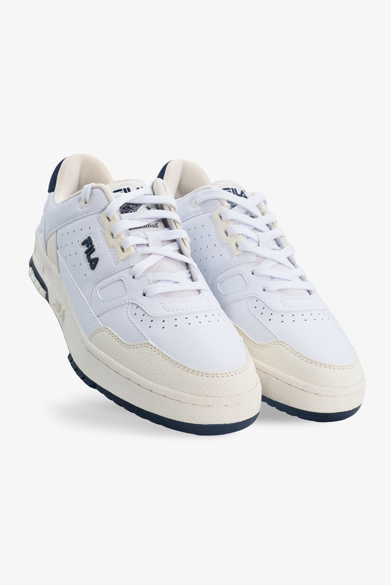 White/Fila Navy/Gardenia