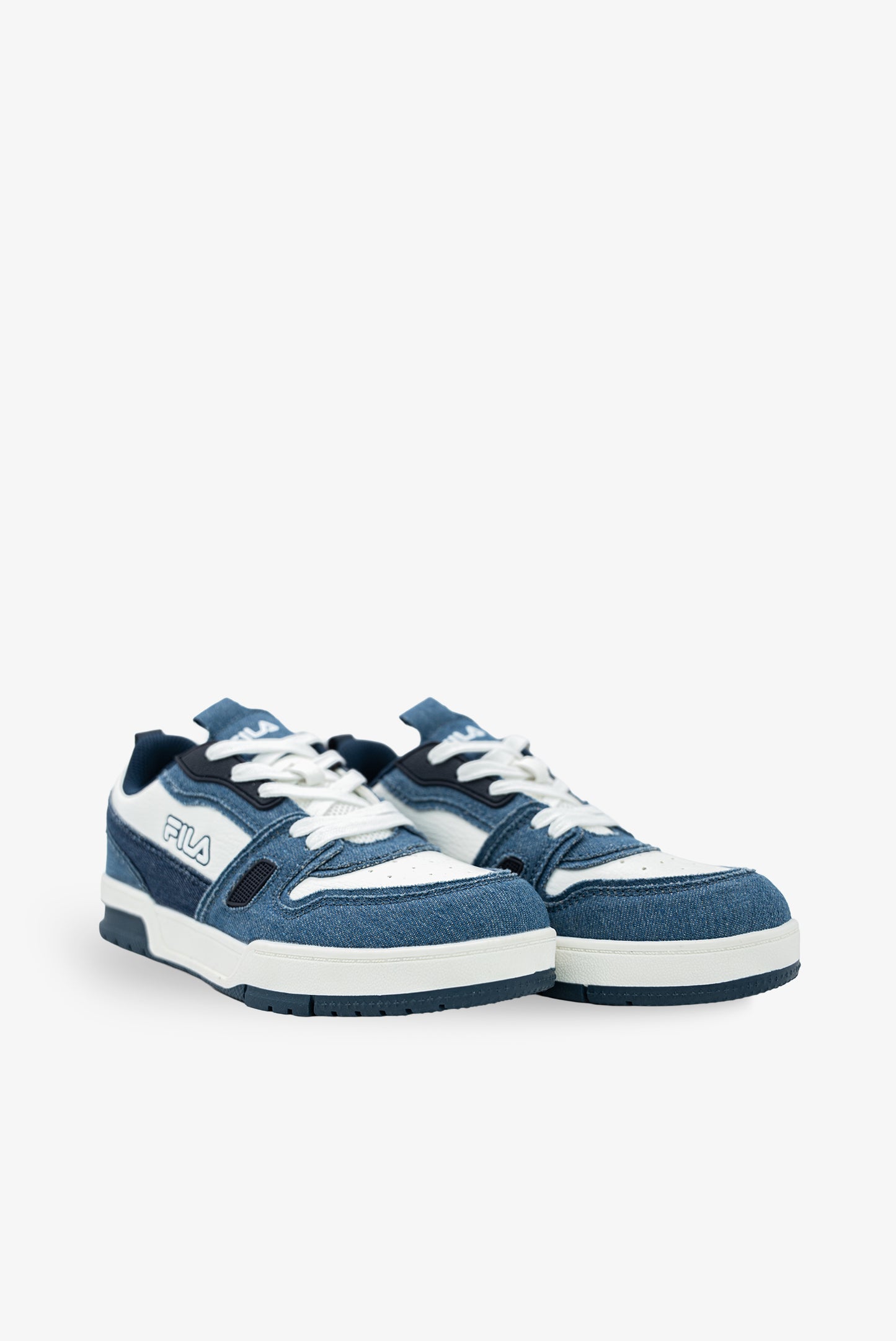 Denim/White