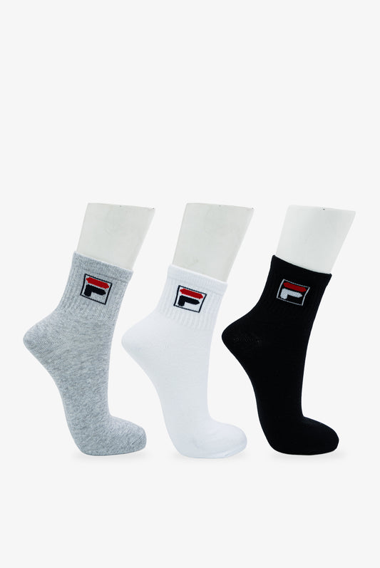 Grey Melange/Black/White