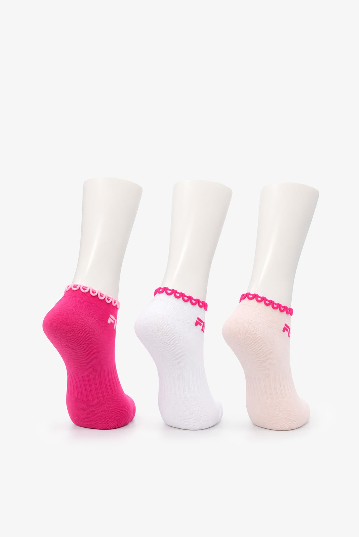 Women's Sofia Lettuce Ankle Socks 3 Pack (Size 3-8)