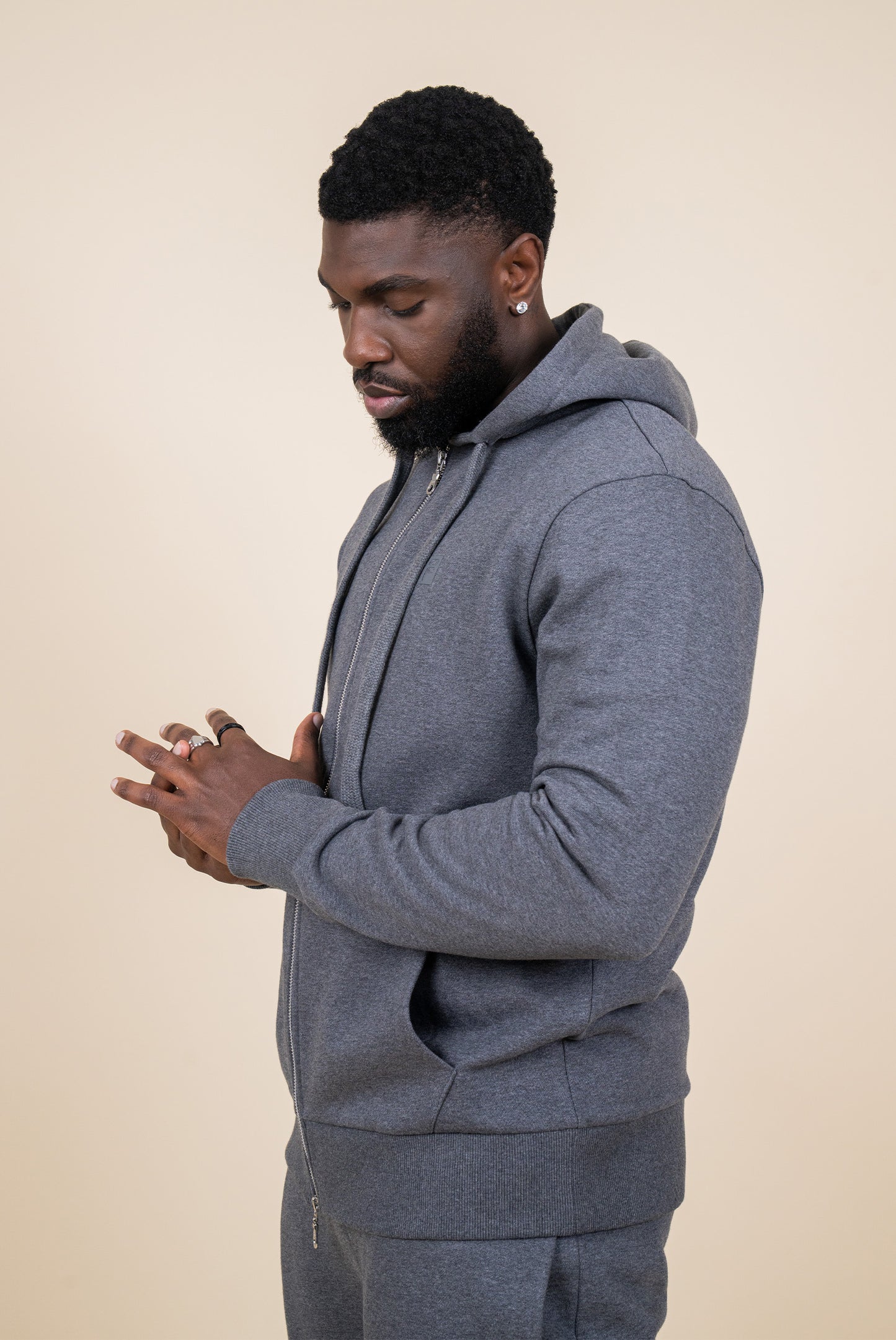Men's Logan Zip Through Hoodie