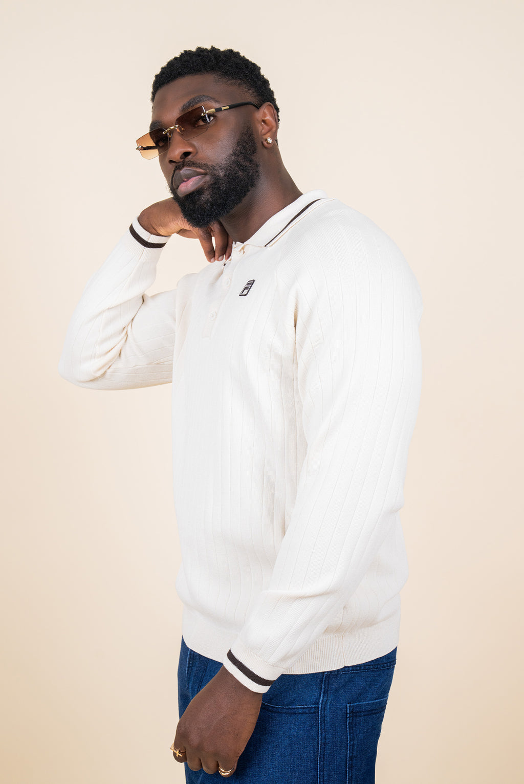 Men's Drew Polo Knit Sweater