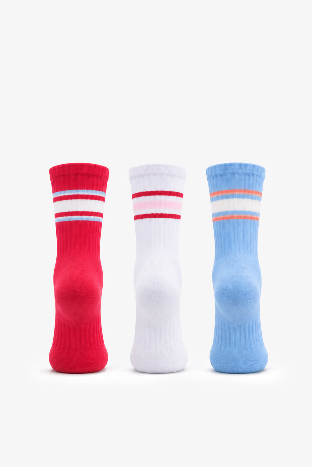 Lindsay 3/4 Sock Girls 3 Pack (Size 10-2)