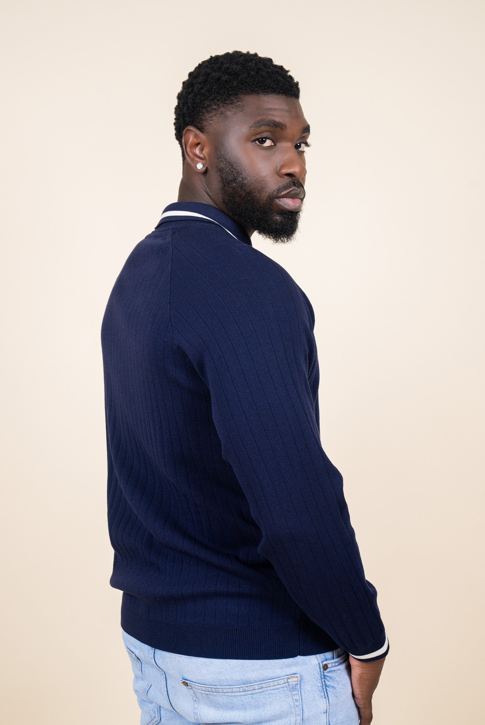 Men's Drew Polo Knit Sweater
