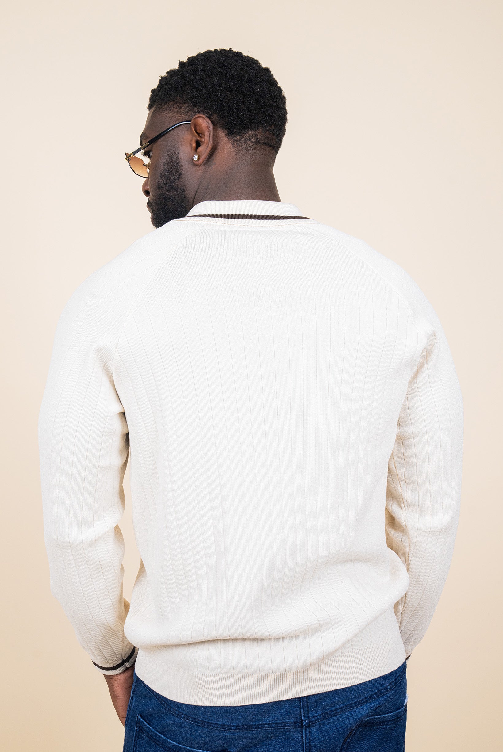Men's Drew Polo Knit Sweater