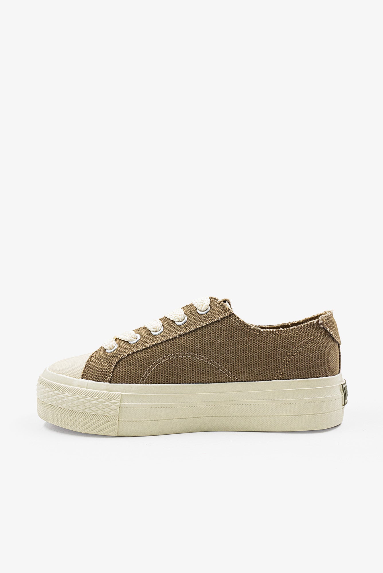 Women's Alessia Frayed Canvas Platform