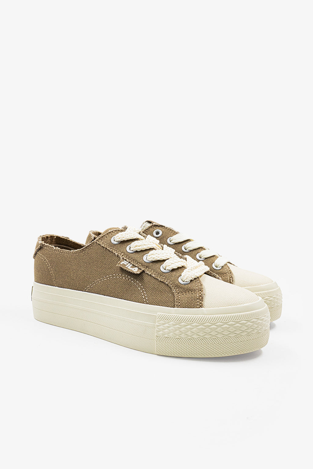 Women's Alessia Frayed Canvas Platform
