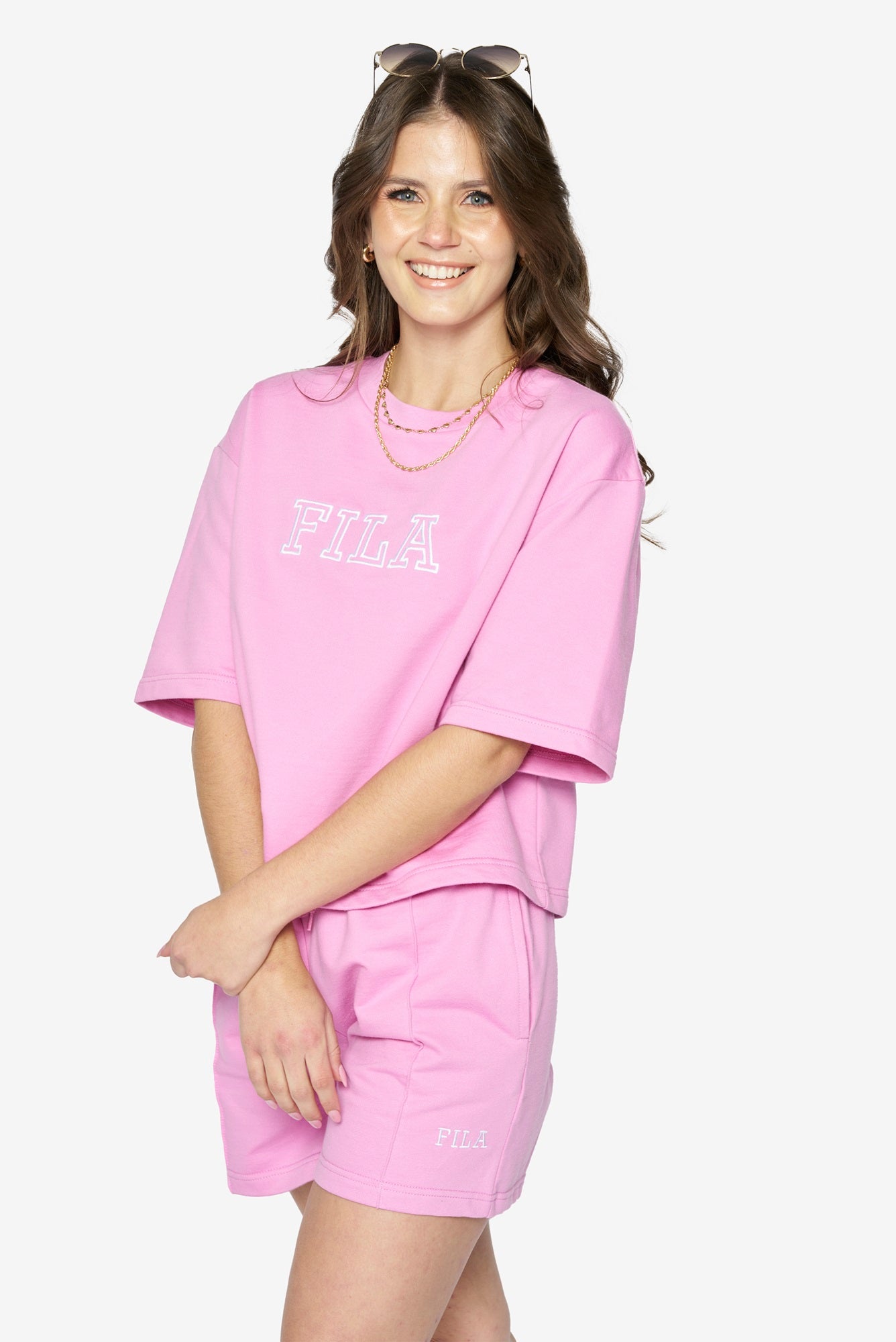 Women's Georgia Unbrushed Fleece T-Shirt