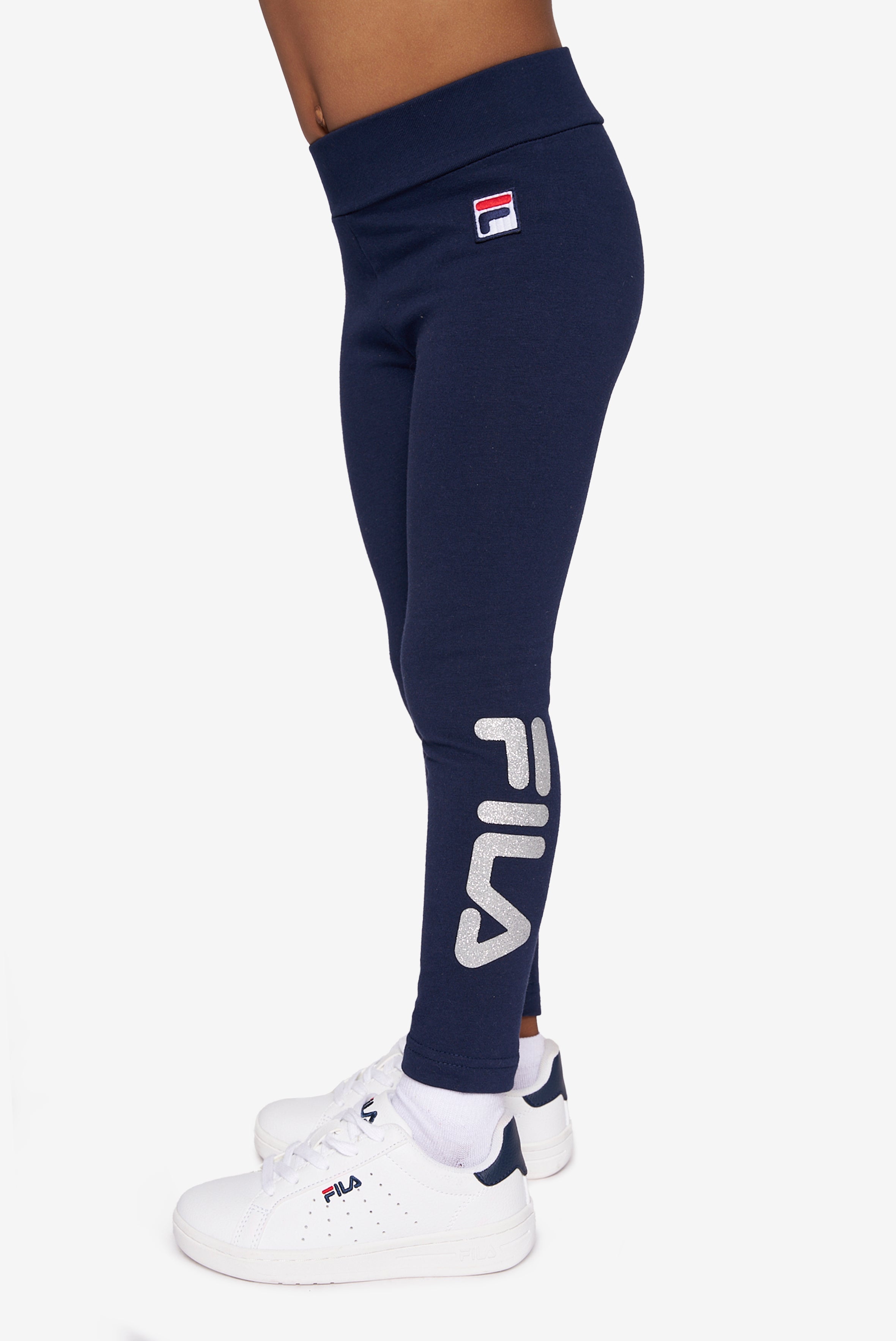 Blue fila leggings hotsell