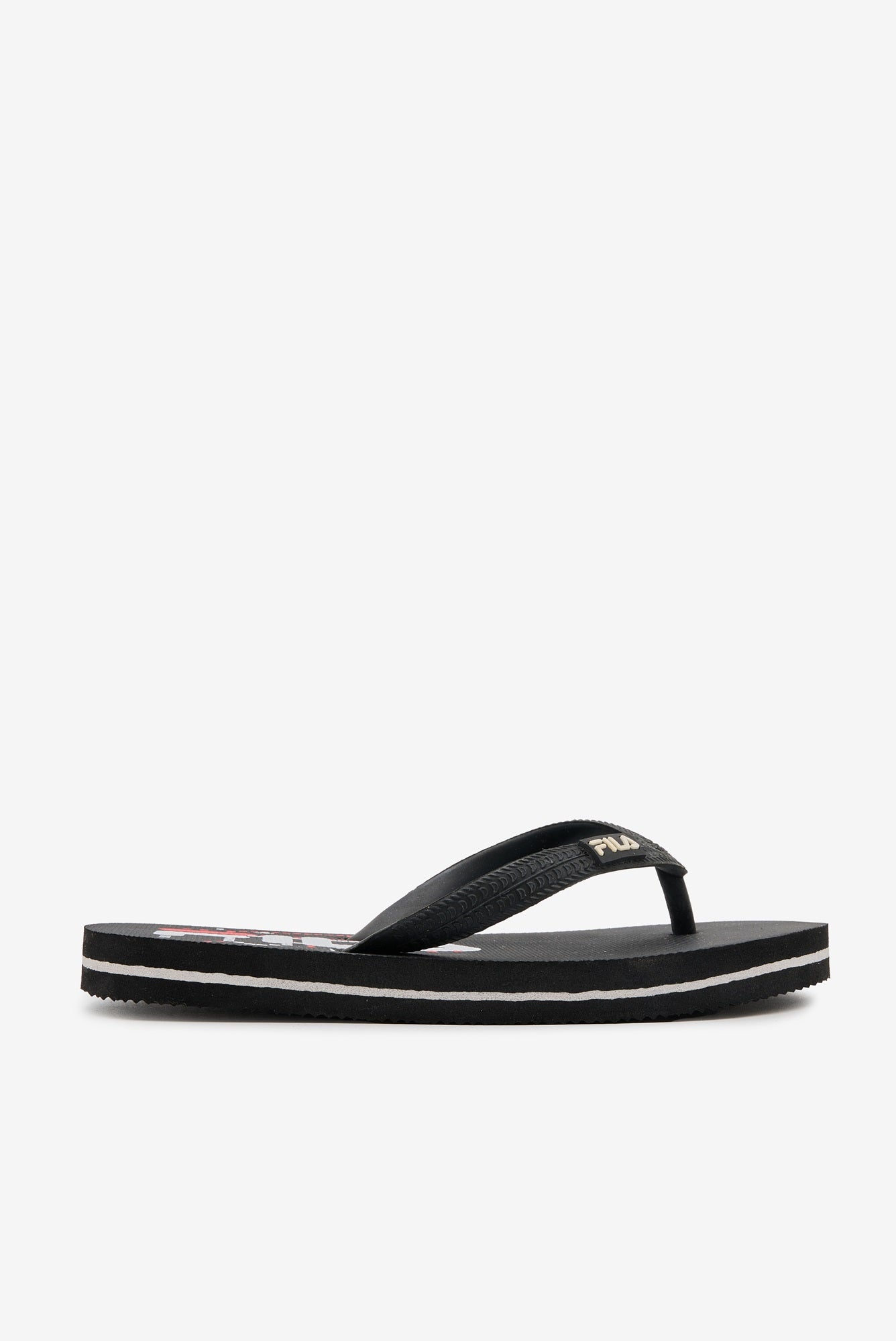 Fila sandals kids black on sale