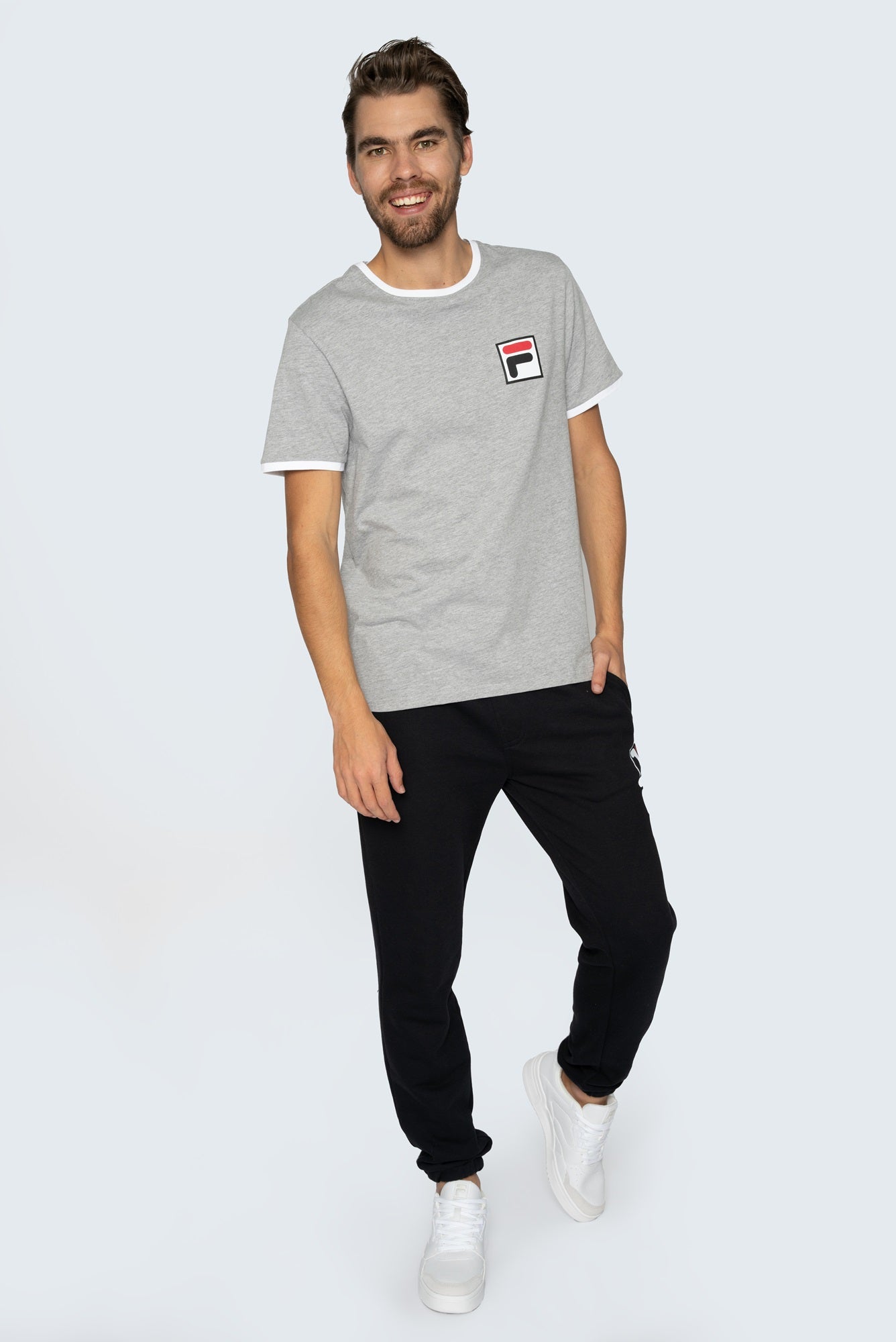 Men's Contrast F-Box T-Shirt