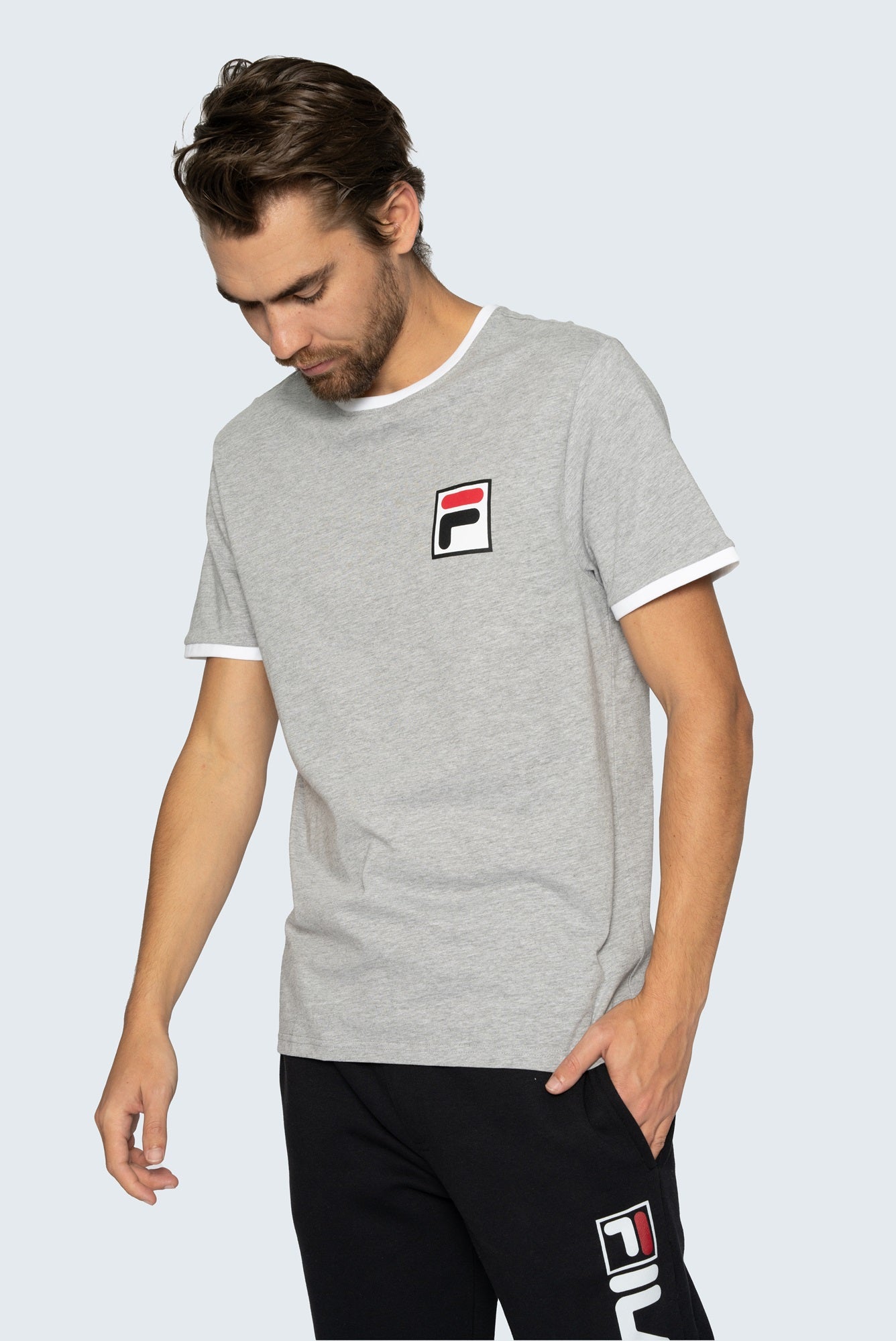 Men's Contrast F-Box T-Shirt