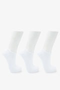 Men's Luke 'No Show' Ankle Socks 3 Pack (Size 6-11)