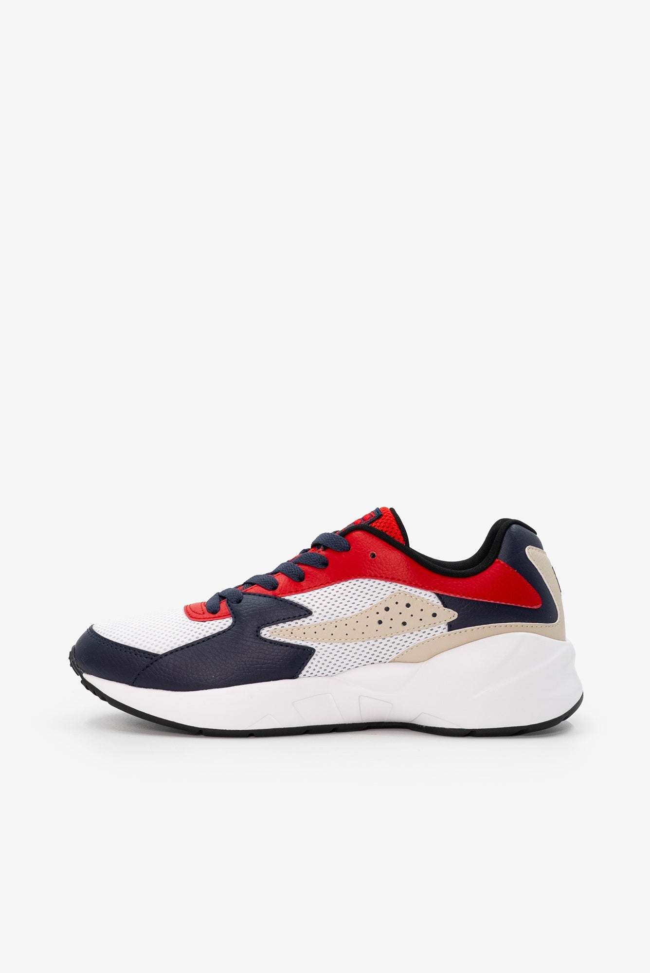 White/Fila Navy/Fila Red
