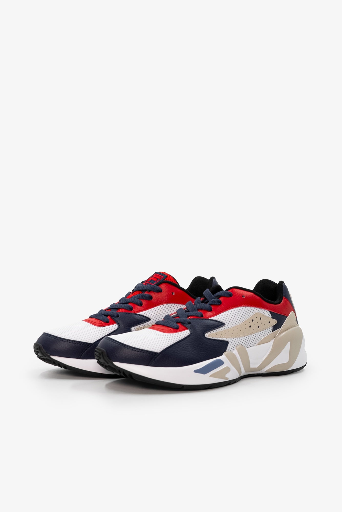 White/Fila Navy/Fila Red