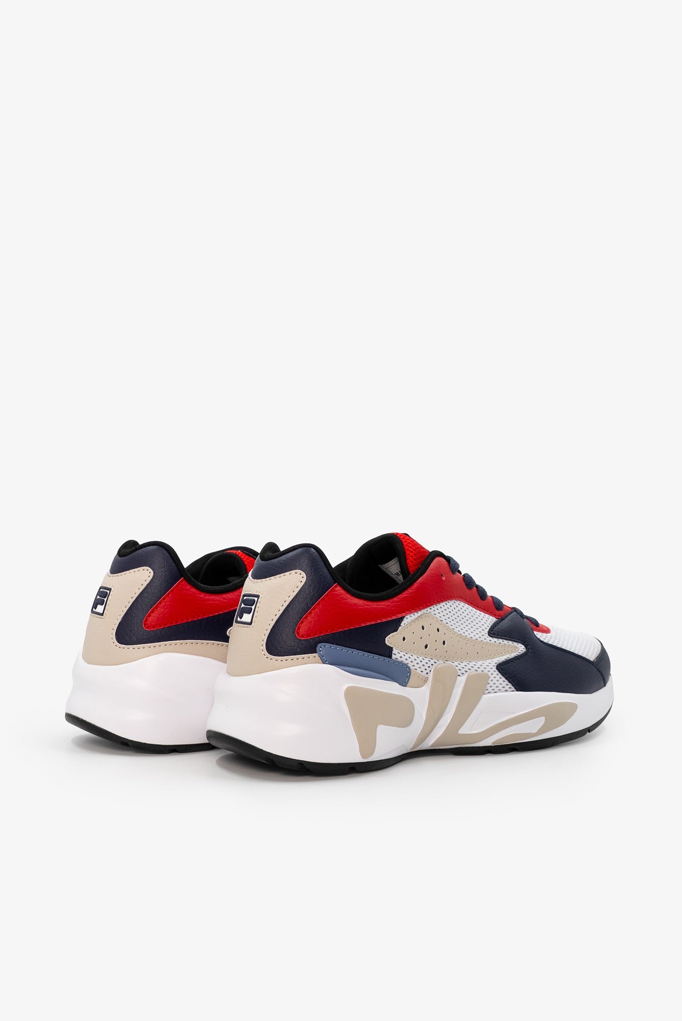 White/Fila Navy/Fila Red