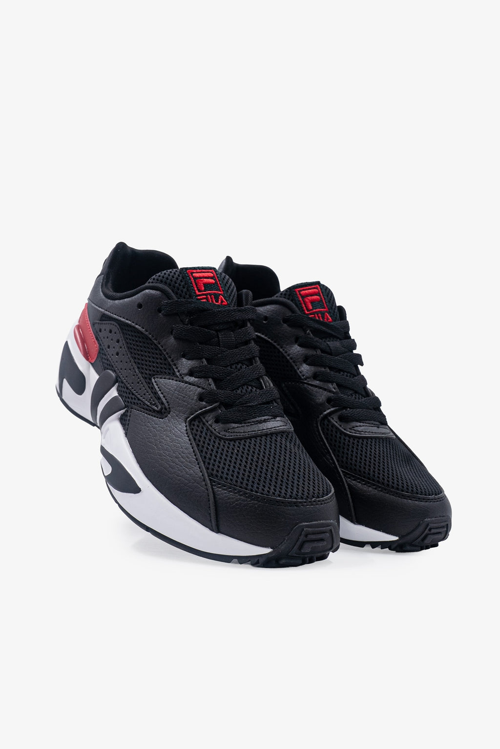 White/Black/Fila Red