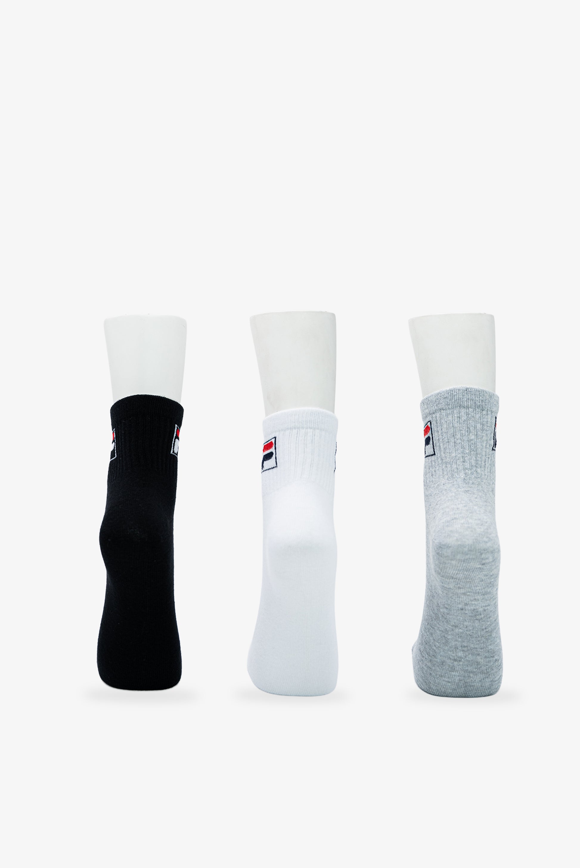 Grey Melange/Black/White