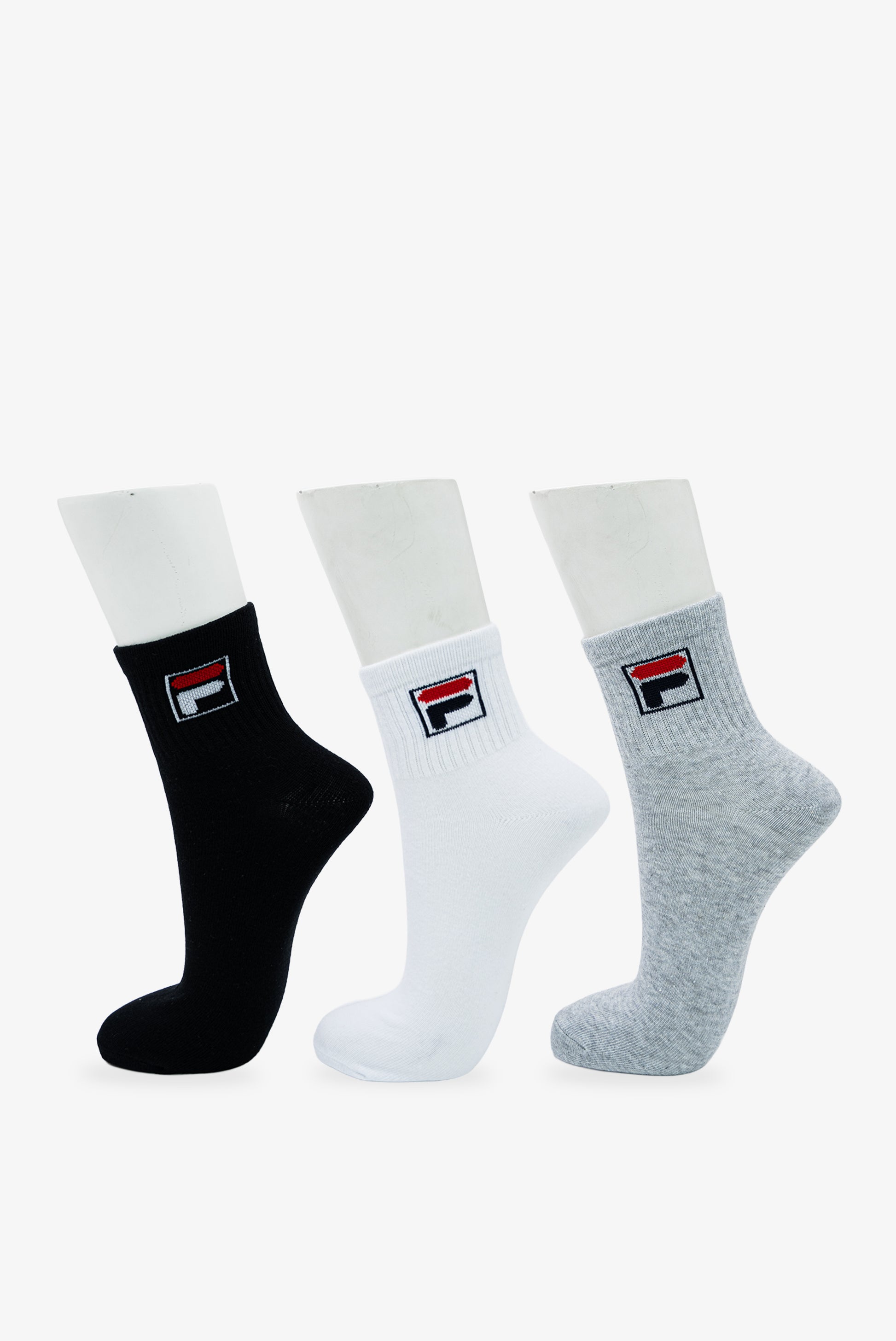 Grey Melange/Black/White