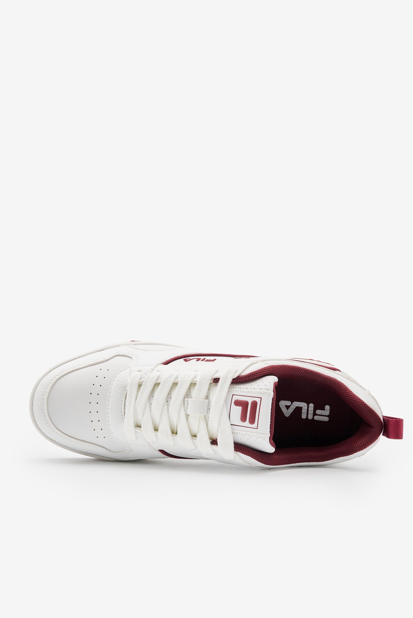 White/Burgundy