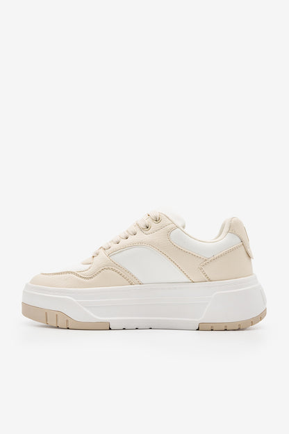 Beige/White