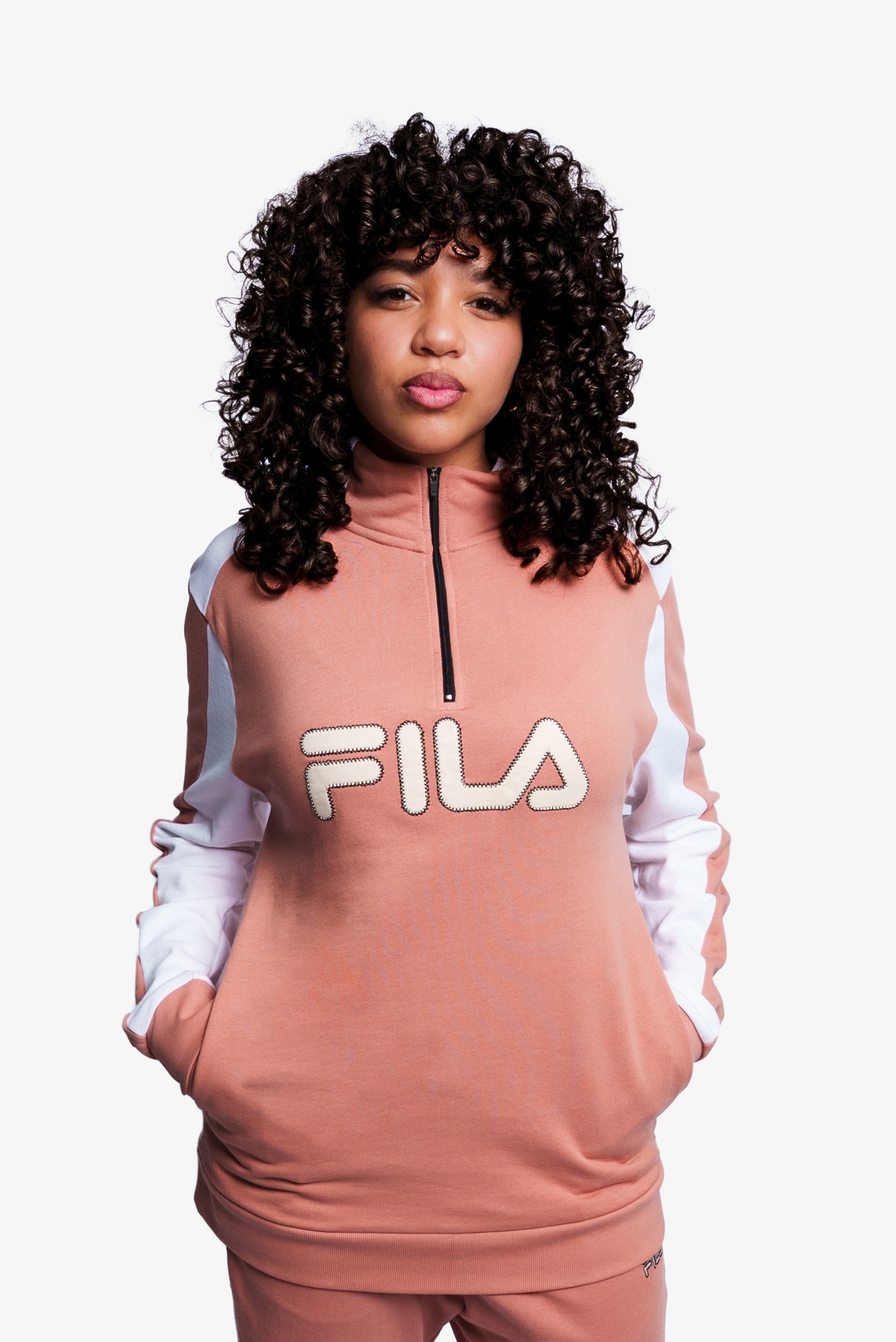 Vivian 3/4 Zip Up Sweatshirt