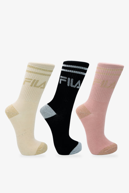 Women's Chi Chi Tube Socks 3 Pack (Size 3-8)