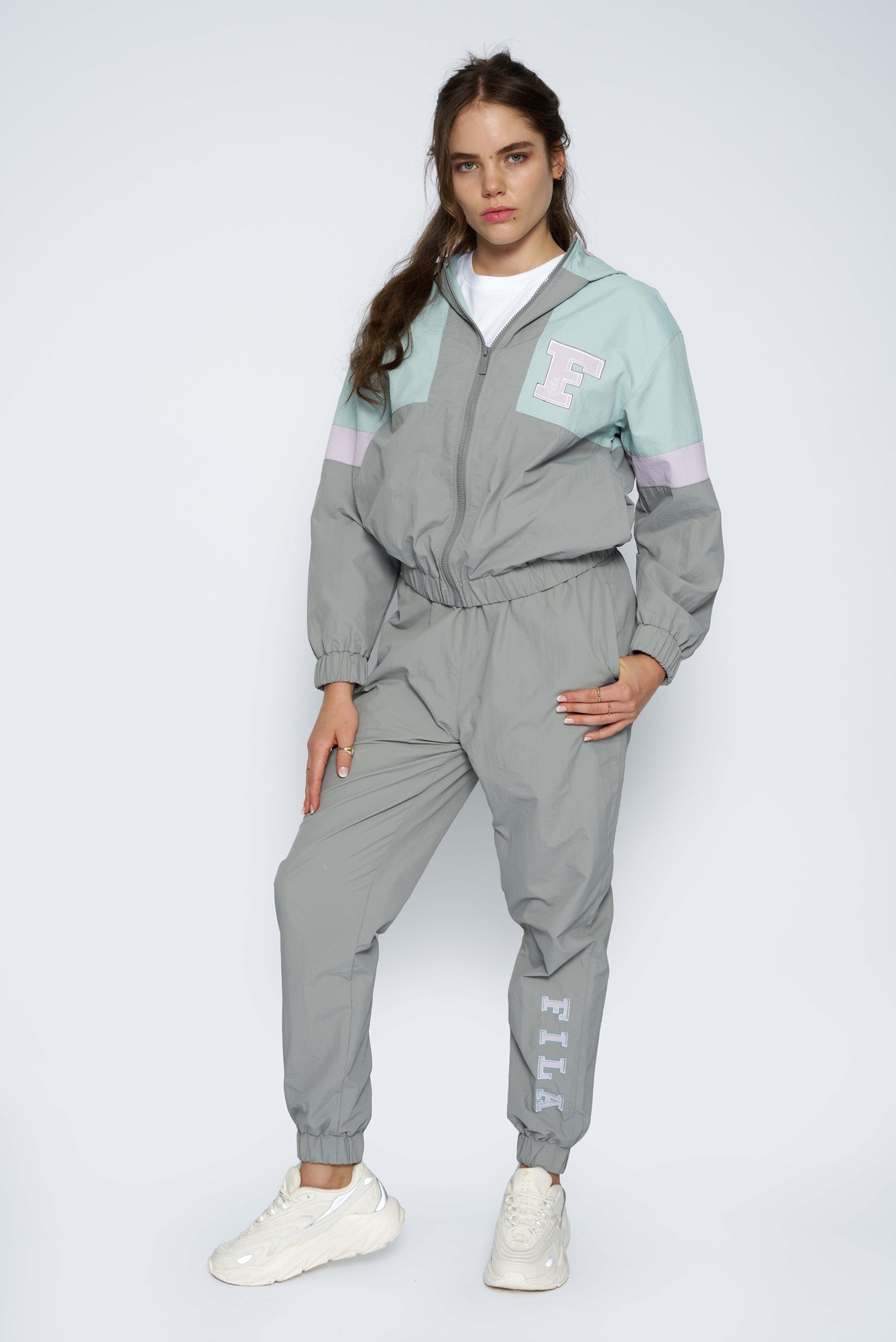 Fila tracksuit cheap womens grey