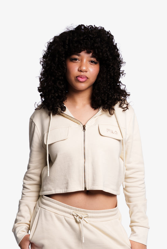 Women's Matilda Zip Up Crop Hoodie