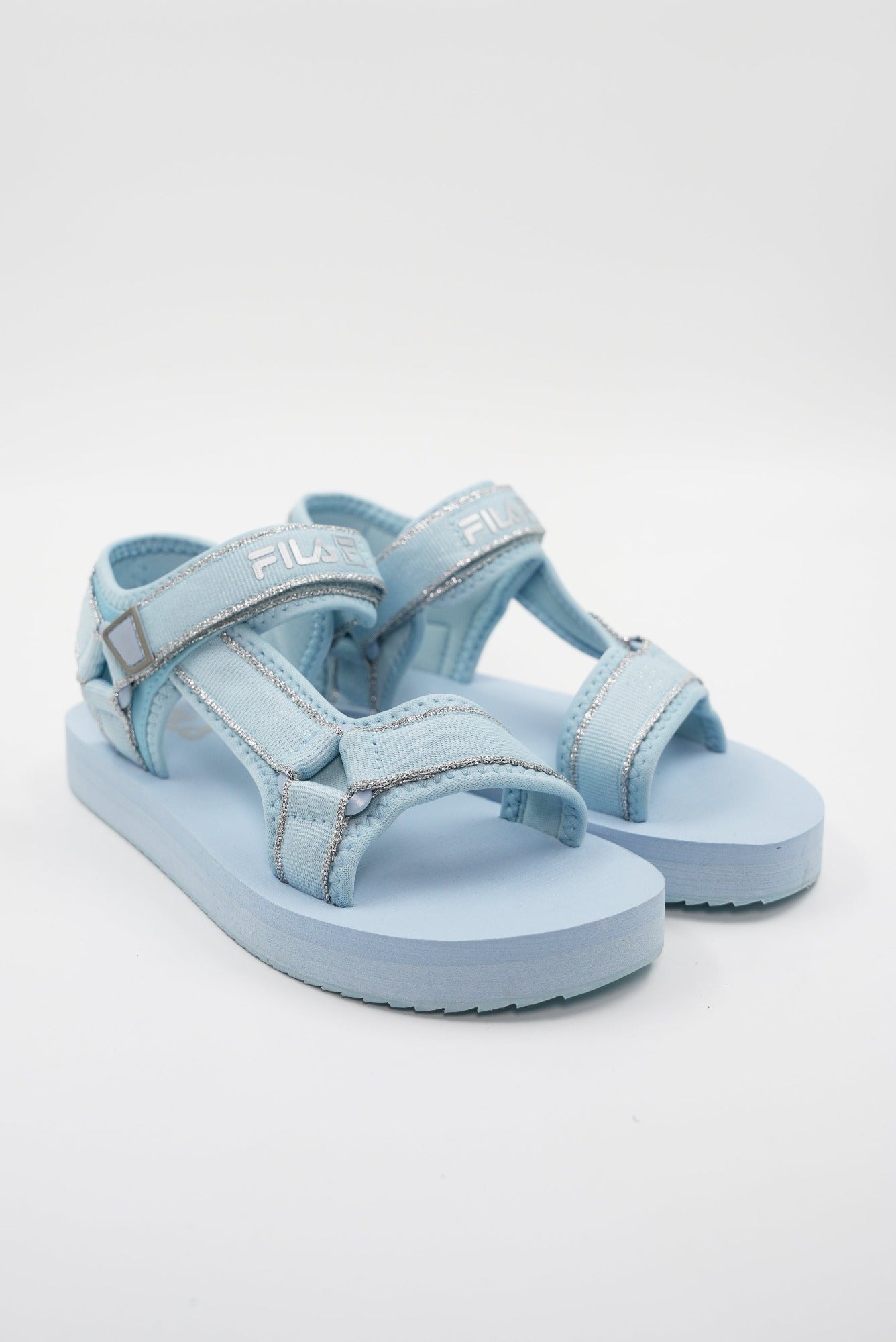 Fila sandals store womens silver