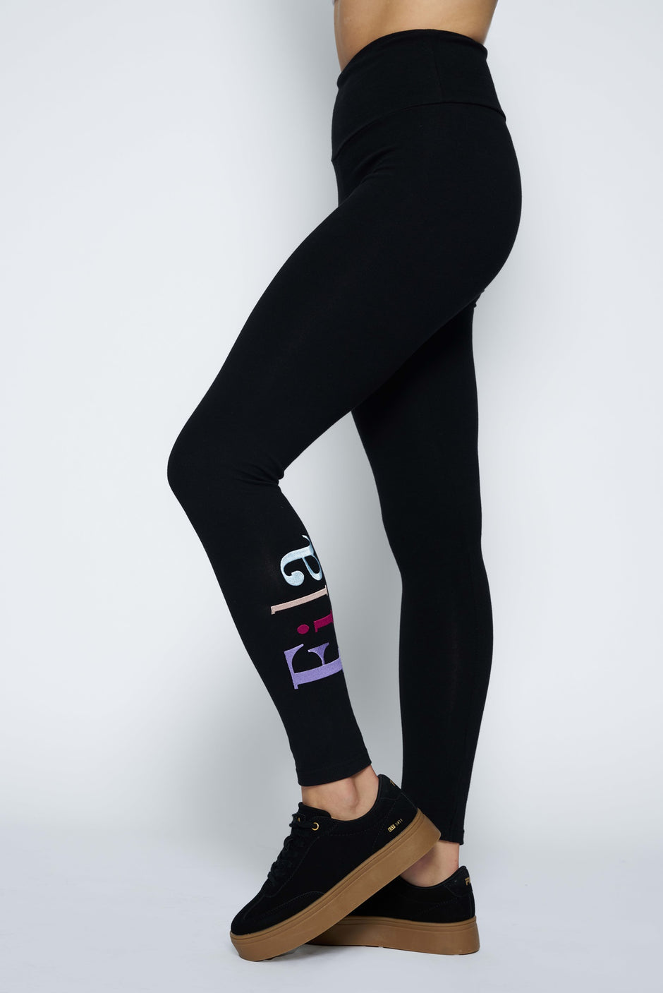 Fila White Cotton Women's Legging
