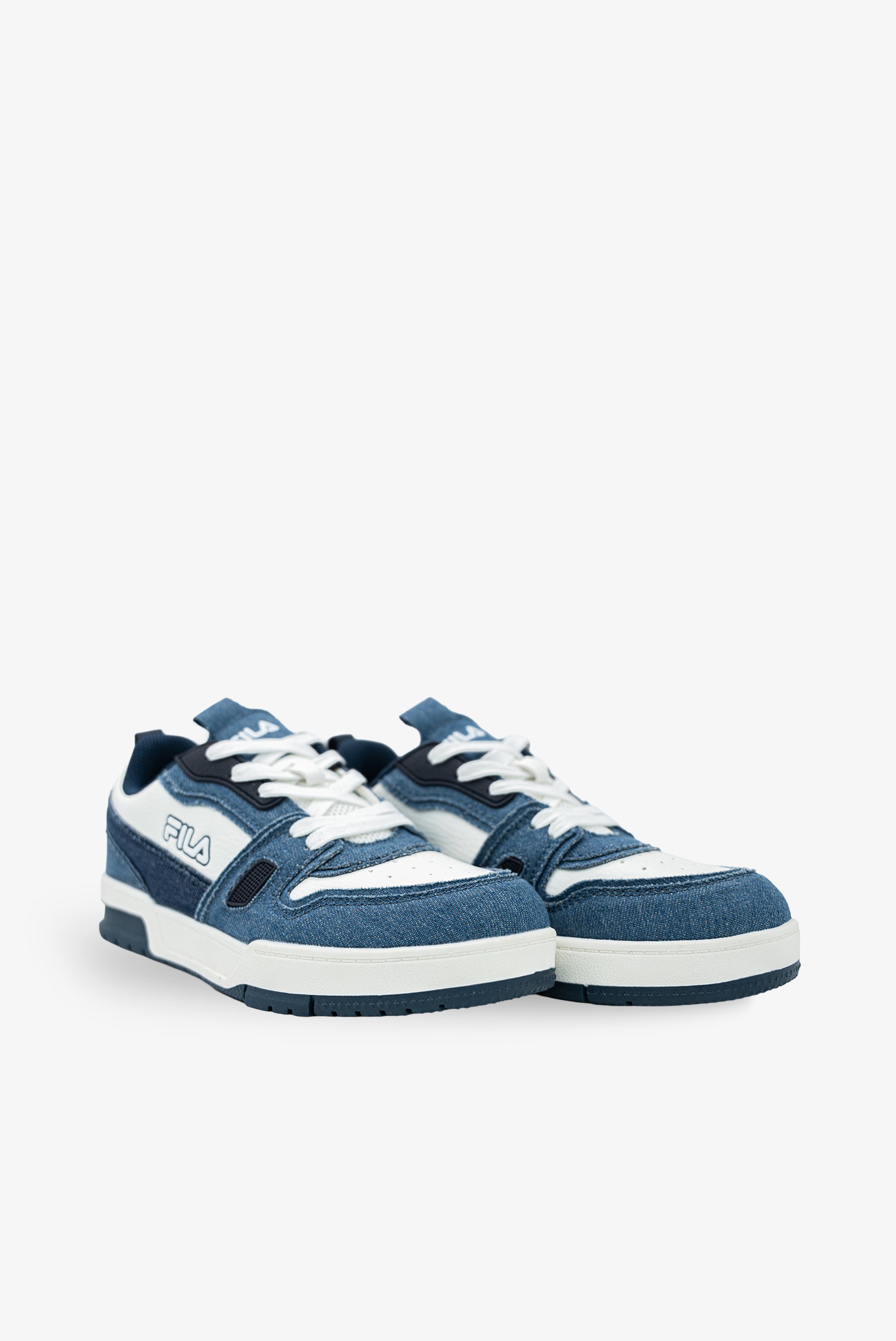 Denim/White