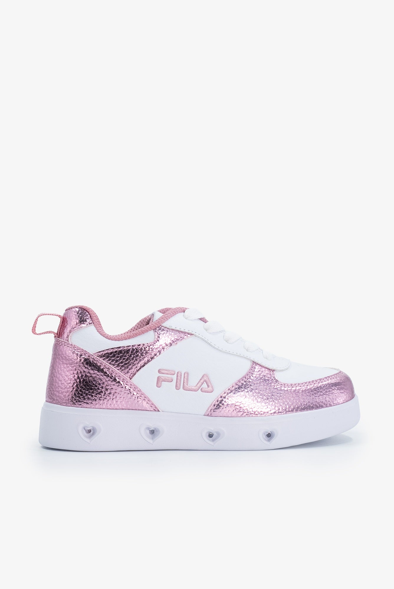 White/Pink Metallic