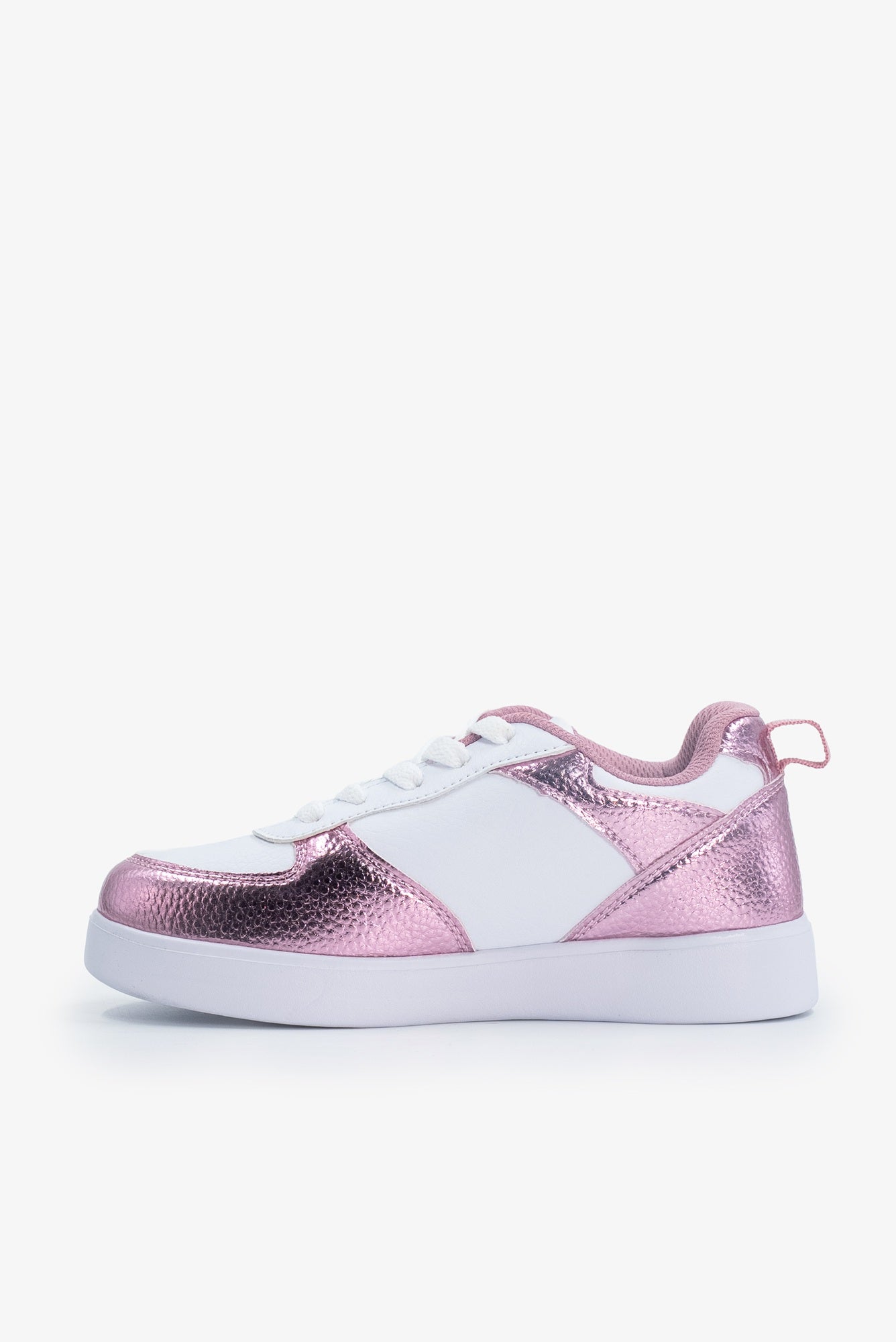 White/Pink Metallic