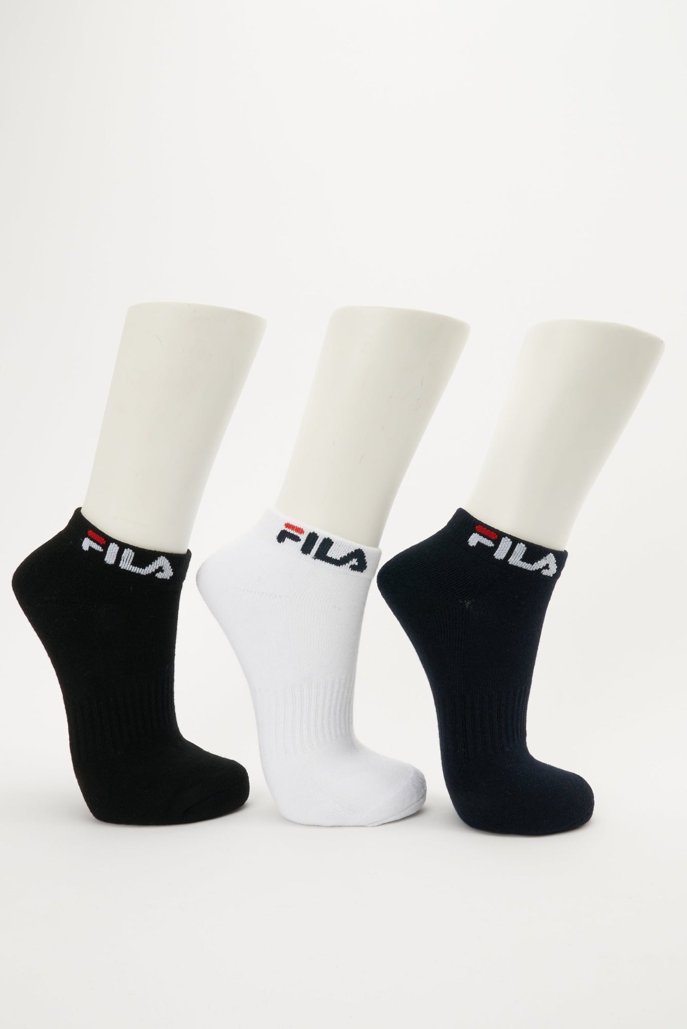 FILA Men's Stallone Ankle Socks 3 Pack (Size 6-11)