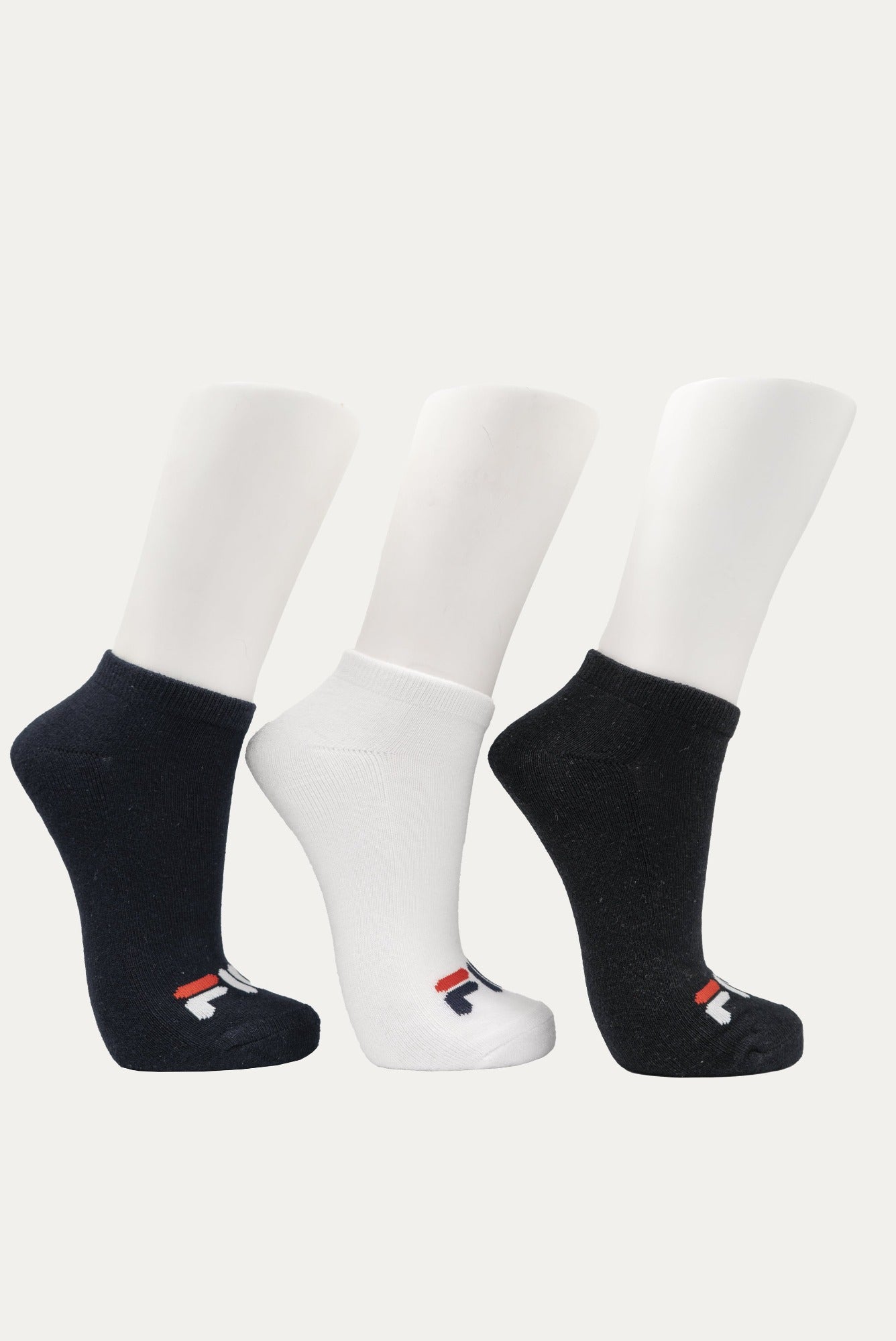 FILA Women's Sicily Ankle Sock 3 Pack (Size 3-8)