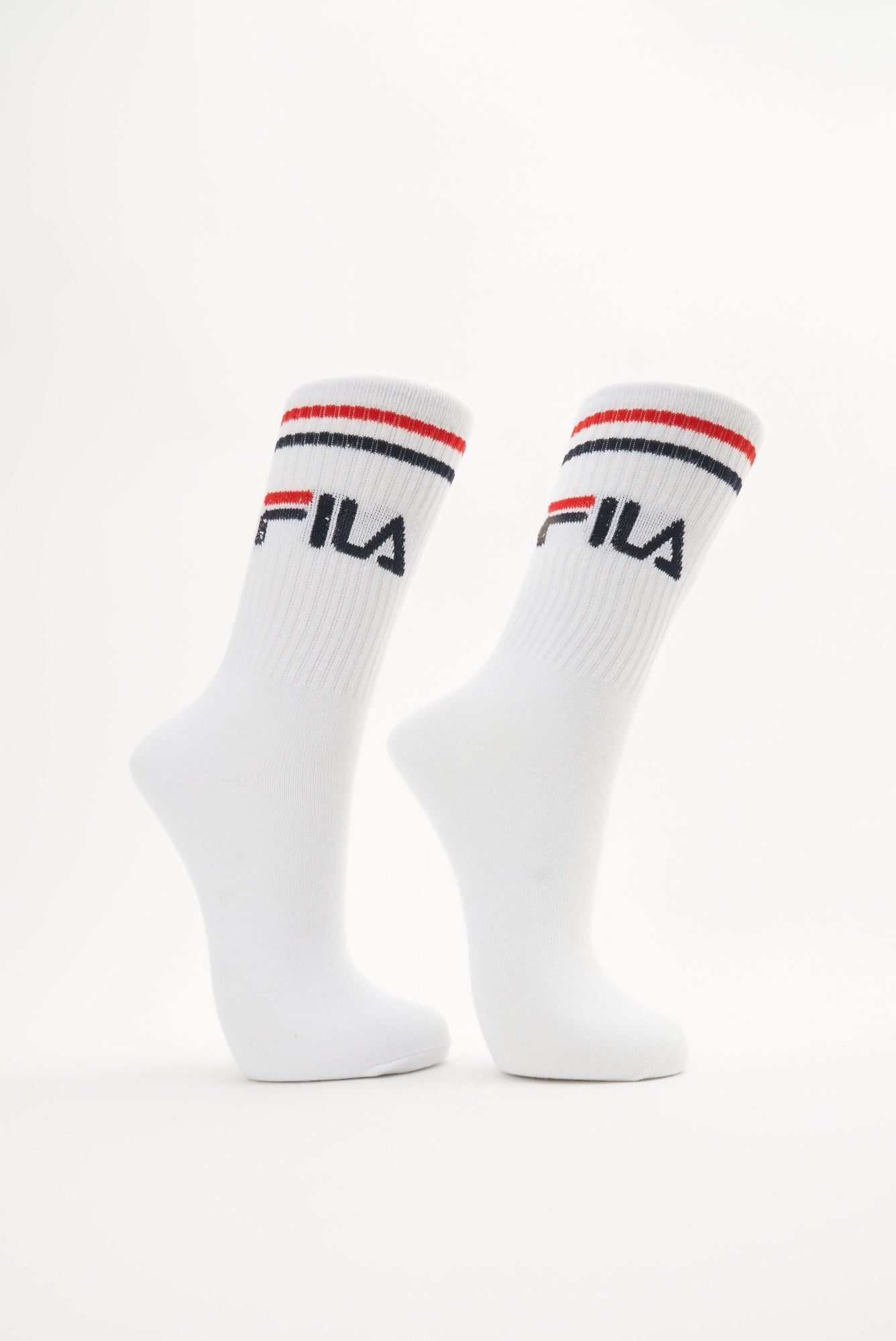 FILA Men's Stallone Tube Socks 2 Pack (Size 6-11)